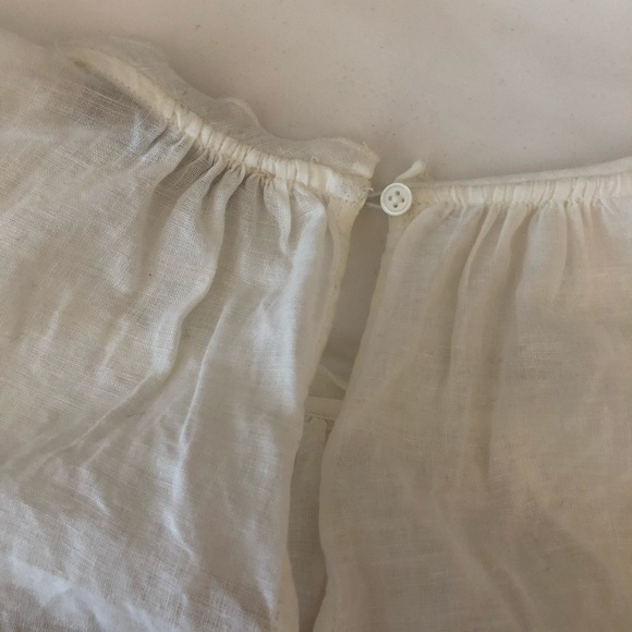 Loft blouse in white with mustard yellow detailing - Picture 4 of 5